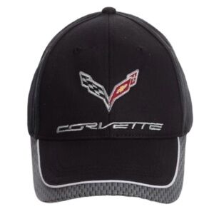 Calhoun Black Officially Licensed Chevrolet Corvette Hat Adjustable NWT